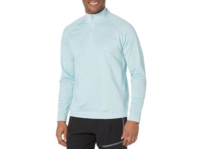 johnnie-O Bannister Performance 1/4 Zip (Placid) Men's Clothing Product Image