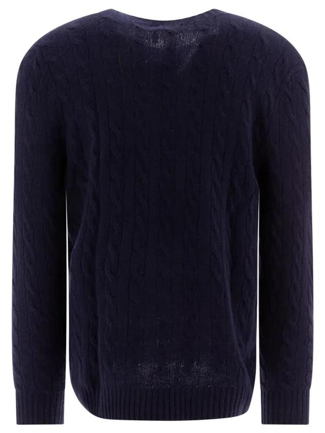 Cotton Sweater In Blue Product Image