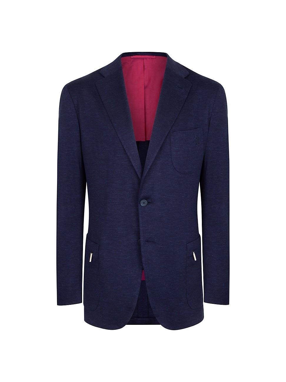 Mens Two-Button Jersey Jacket Product Image