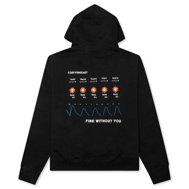 Fine Without You Hoodie - Black Male Product Image