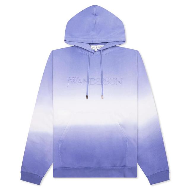 Logo Embroidery Gradient Hoodie - Lavender Male Product Image