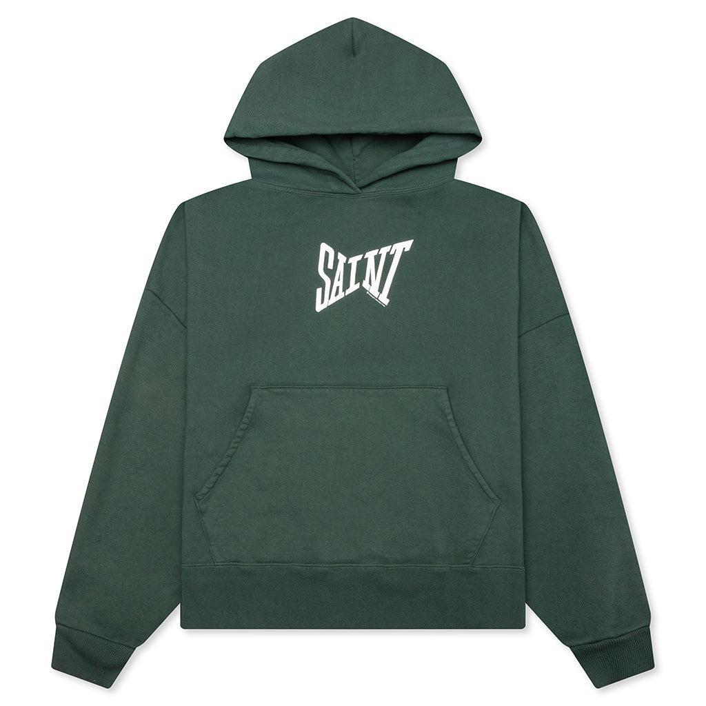 Ribon Saint Hoodie - Green Male Product Image