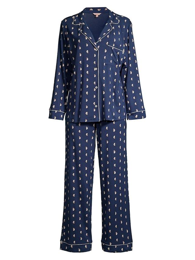 Womens Sleep Chic 2-Piece Pajama Set Product Image