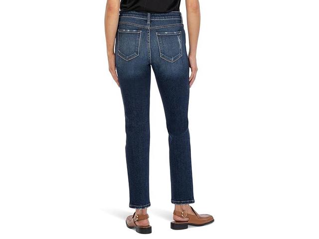 KUT from the Kloth Reese High Rise Fab Ab Ankle Straight Long Inseam Regular Hem (Enchantment) Women's Jeans Product Image