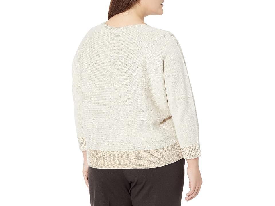 NIC+ZOE Plus Size Constellation Sweater (Canvas) Women's Clothing Product Image