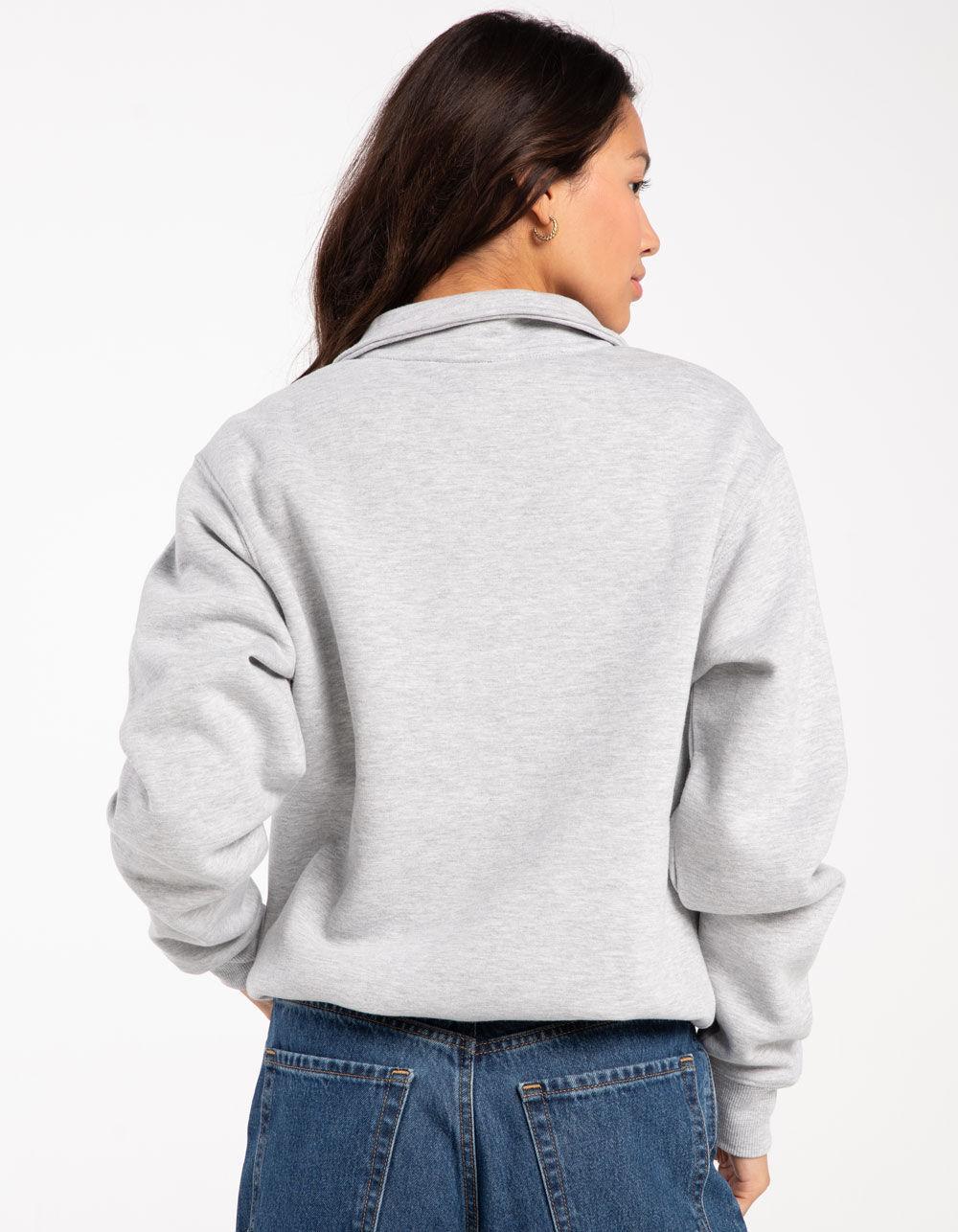 TILLYS Quarter Zip Womens Sweatshirt Product Image