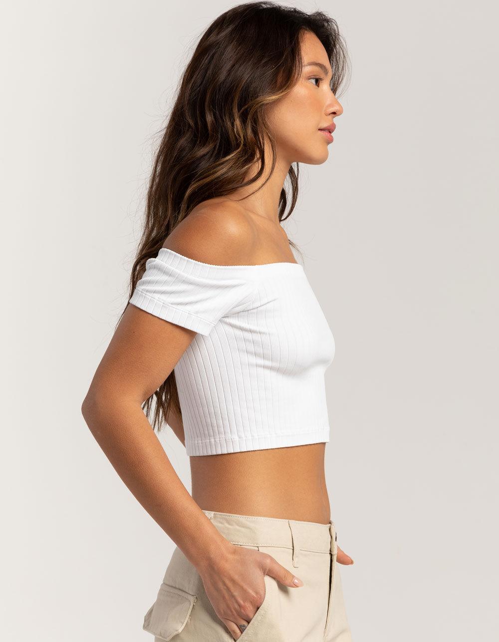 RSQ Womens Seamless Off The Shoulder Top Product Image