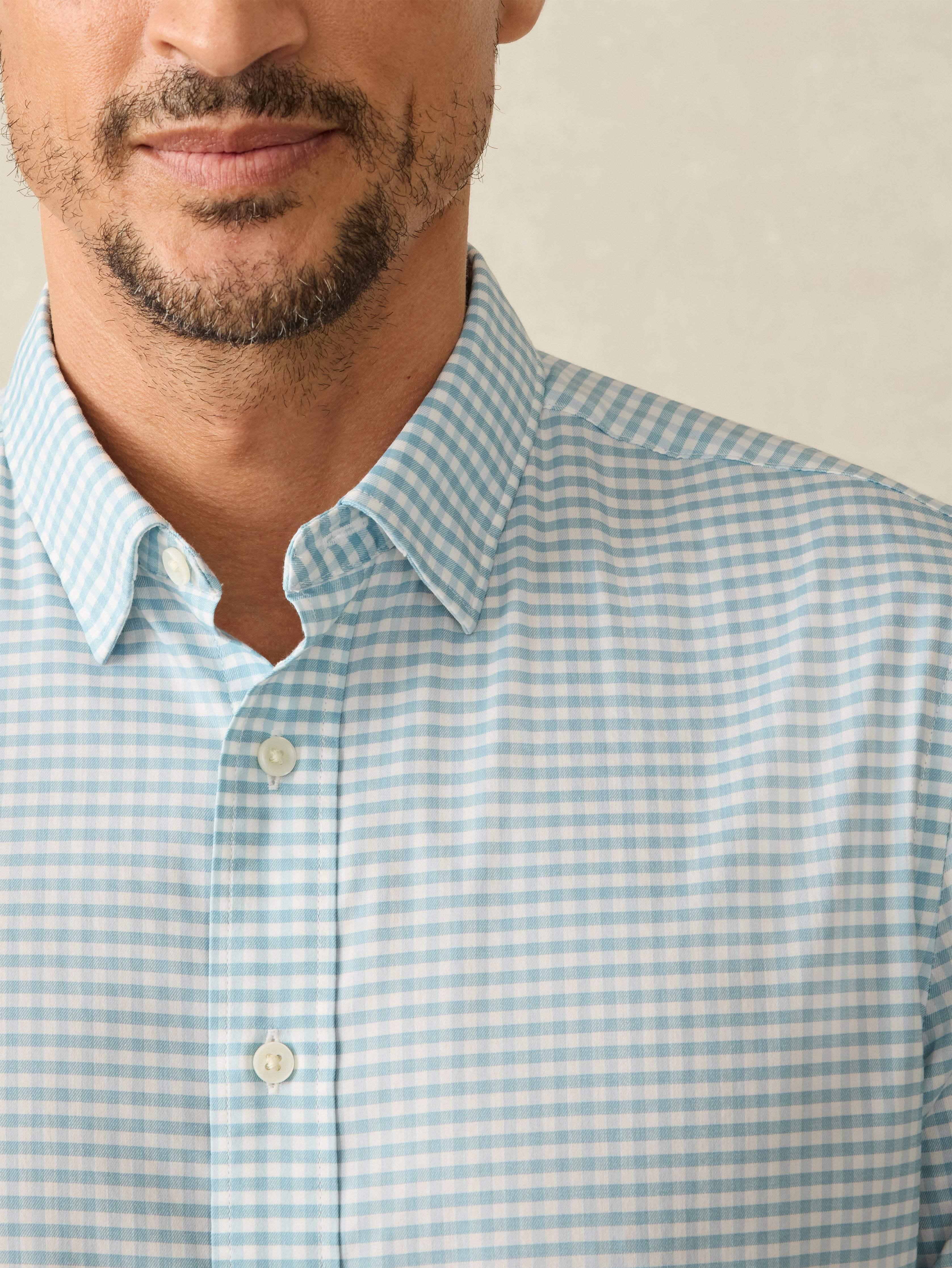 Movement™ Shirt - Teal Gingham Male Product Image