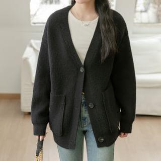 Plain Pocket Detail Cardigan product image