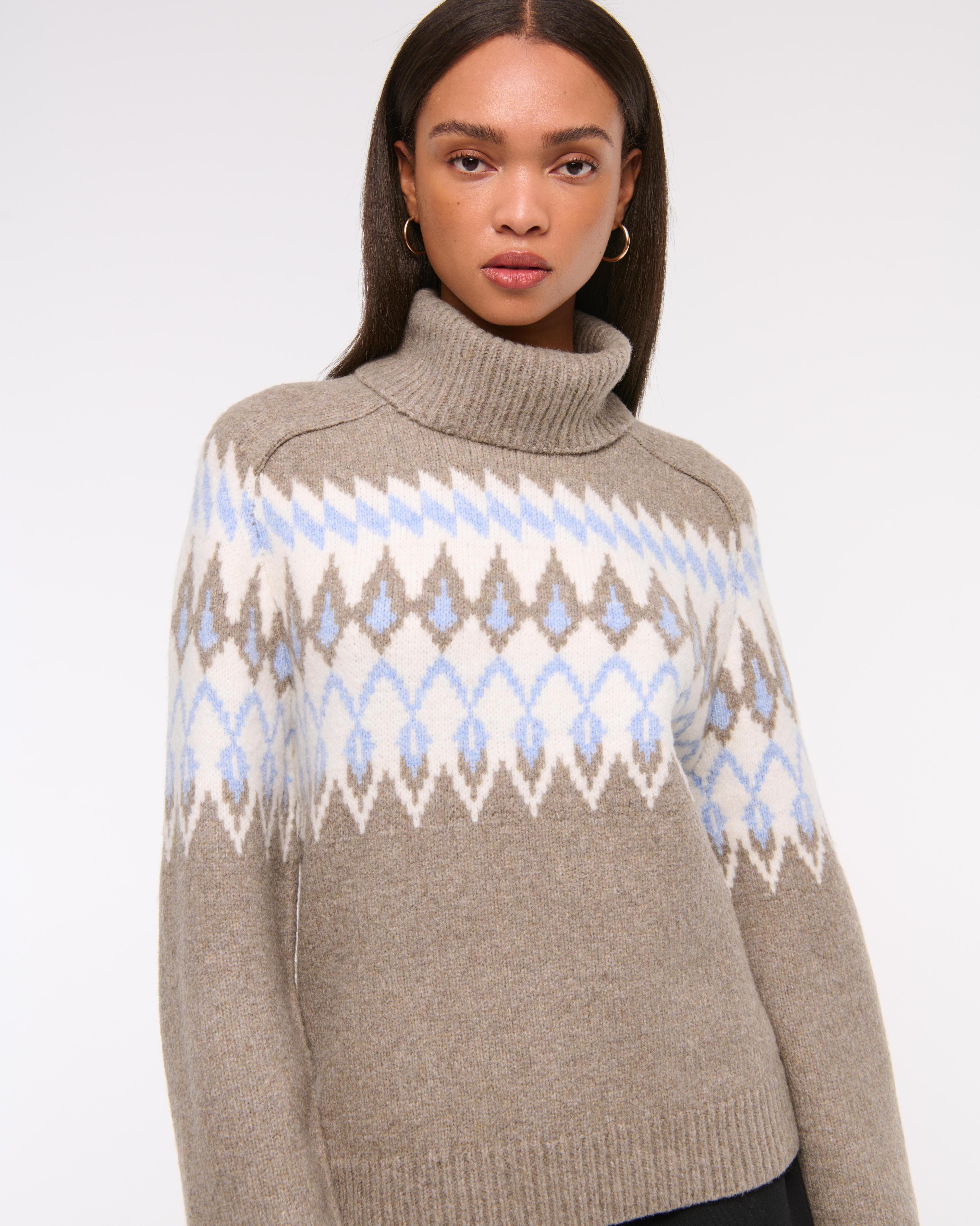 Fairisle Turtleneck Sweater Product Image