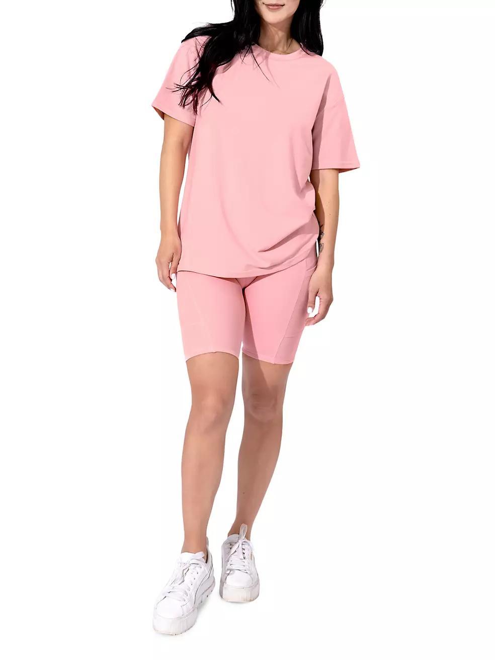 Oversized T-Shirt & Biker Shorts Set Product Image