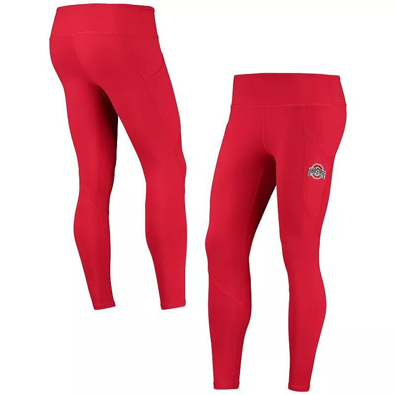 Womens ZooZatz Scarlet Ohio State Buckeyes Pocketed Leggings product image