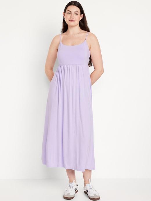 Fit & Flare Cami Midi Dress Product Image