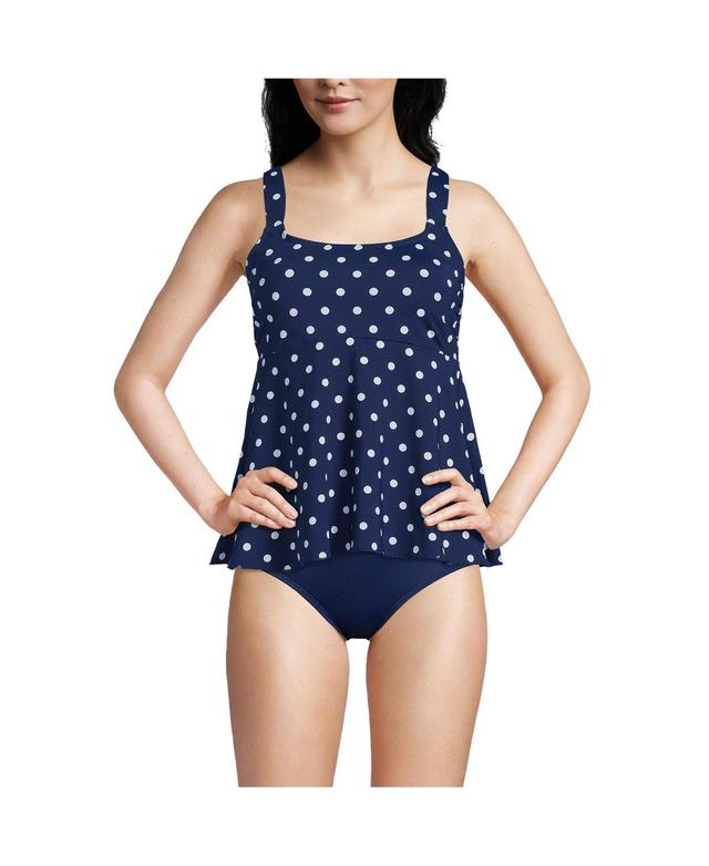 Lands End Womens Flutter Tankini Top Product Image