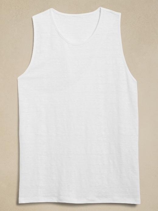 Linen Twist-Back Tank Product Image