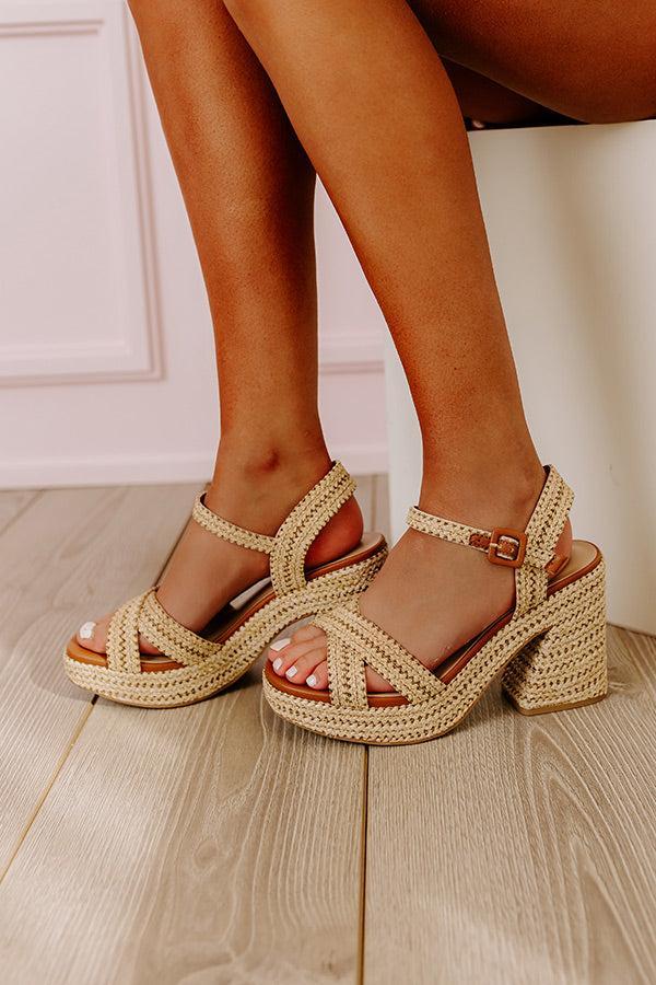 The Macy Woven Heel Product Image