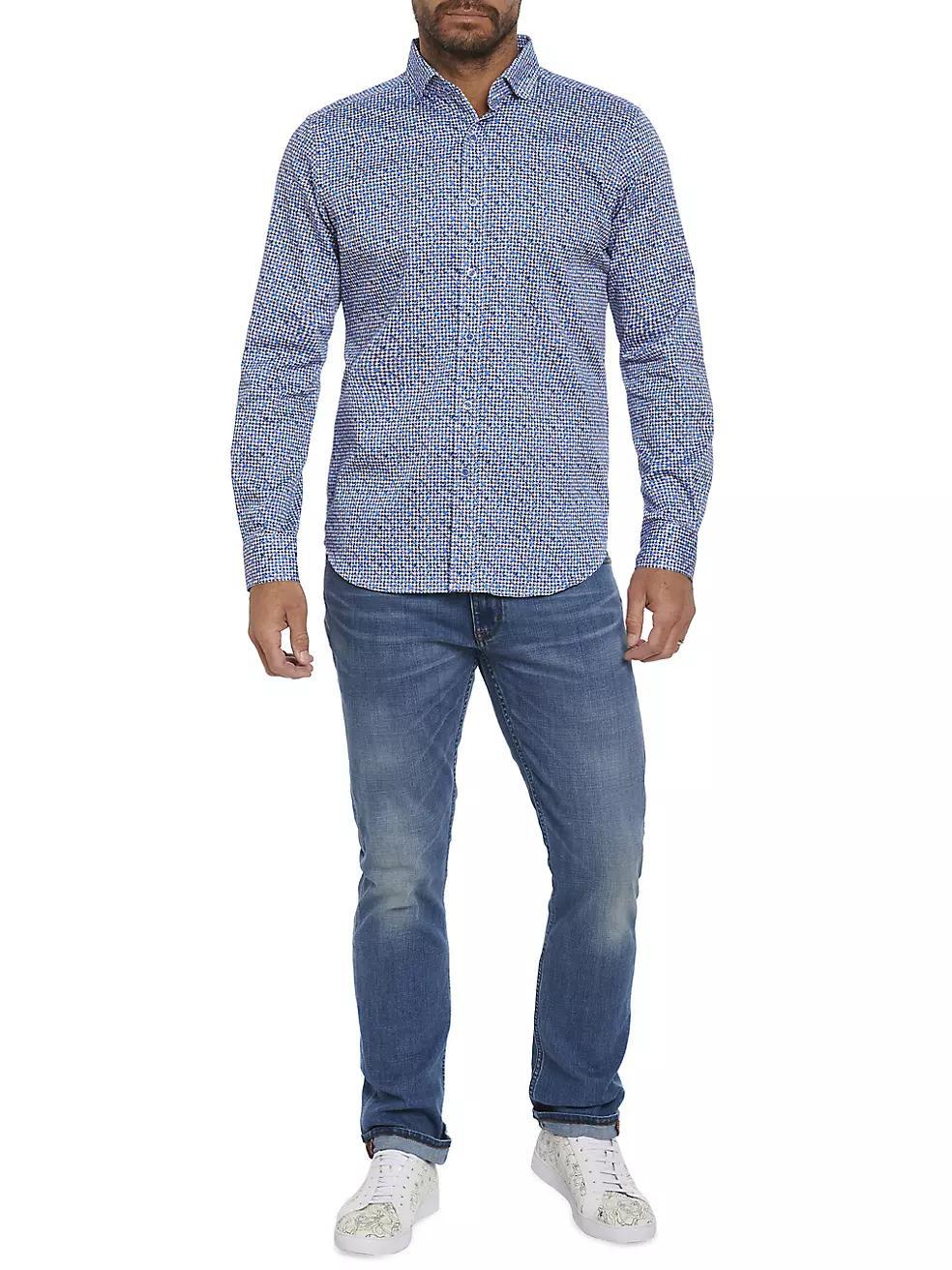 Buxton Woven Button-Up Shirt Product Image