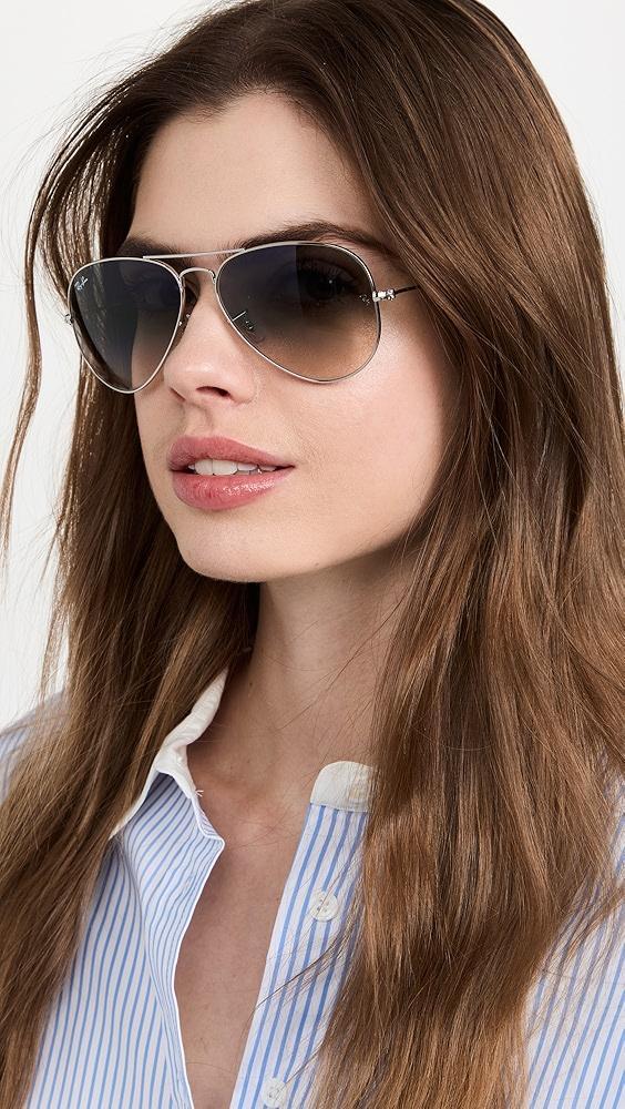 Ray-Ban Aviator Sunglasses | Shopbop Product Image