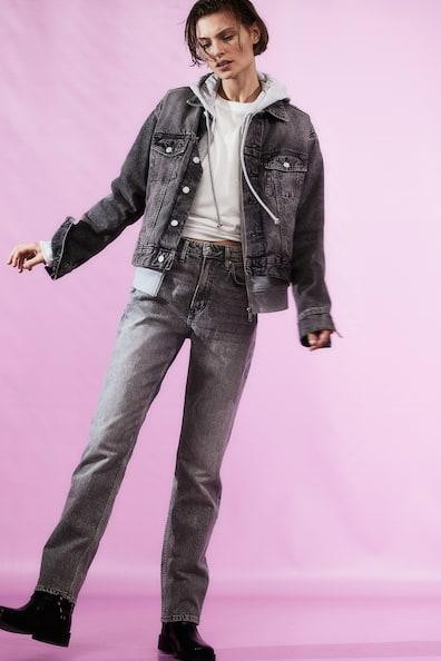 Slim Straight High Jeans Product Image