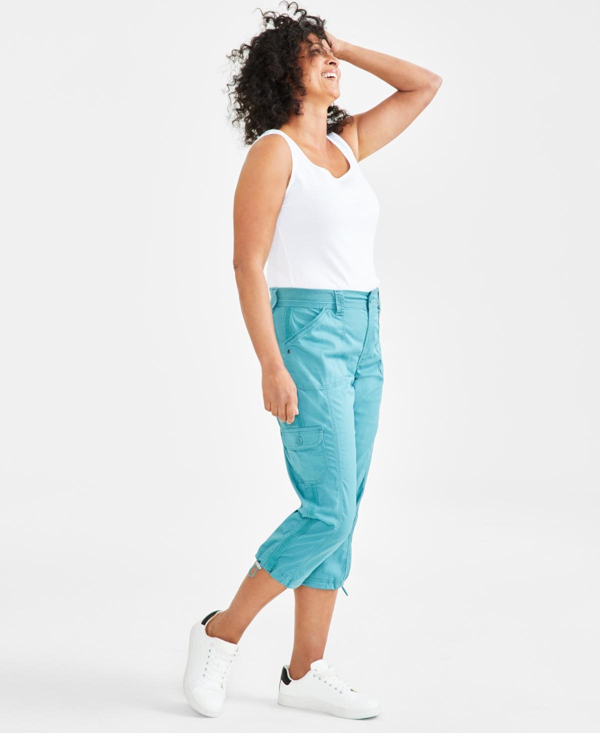 Style & Co Womens Cargo Capri Pants, Created for Macys Product Image