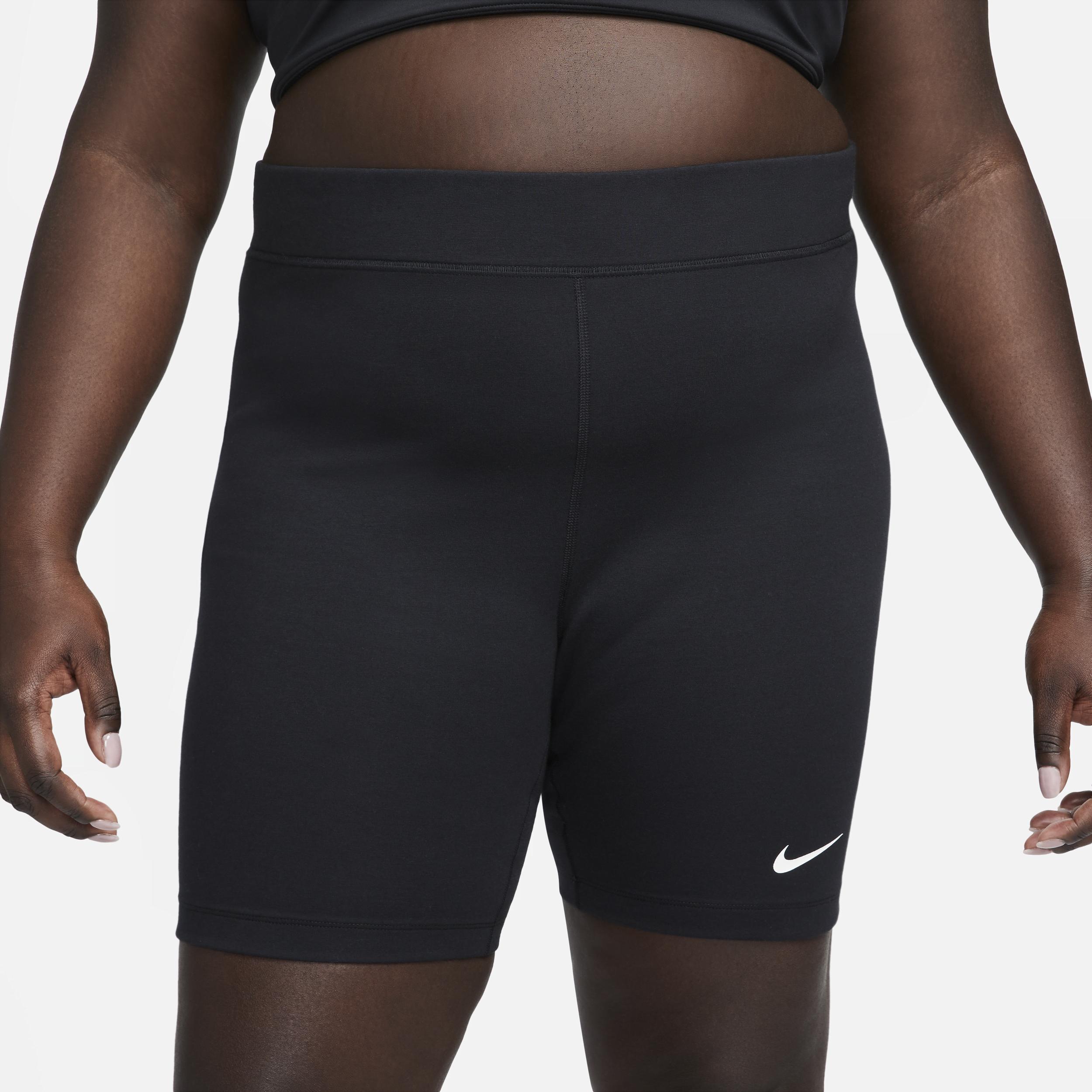 Women's Nike Sportswear Classic High-Waisted 8" Biker Shorts (Plus Size) Product Image