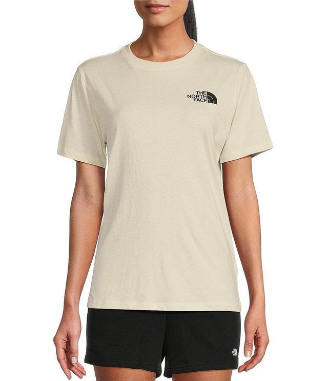 The North Face Women's Never Stop Exploring Printed Box Logo Short Sleeve Crew Neck Tee Shirt Product Image