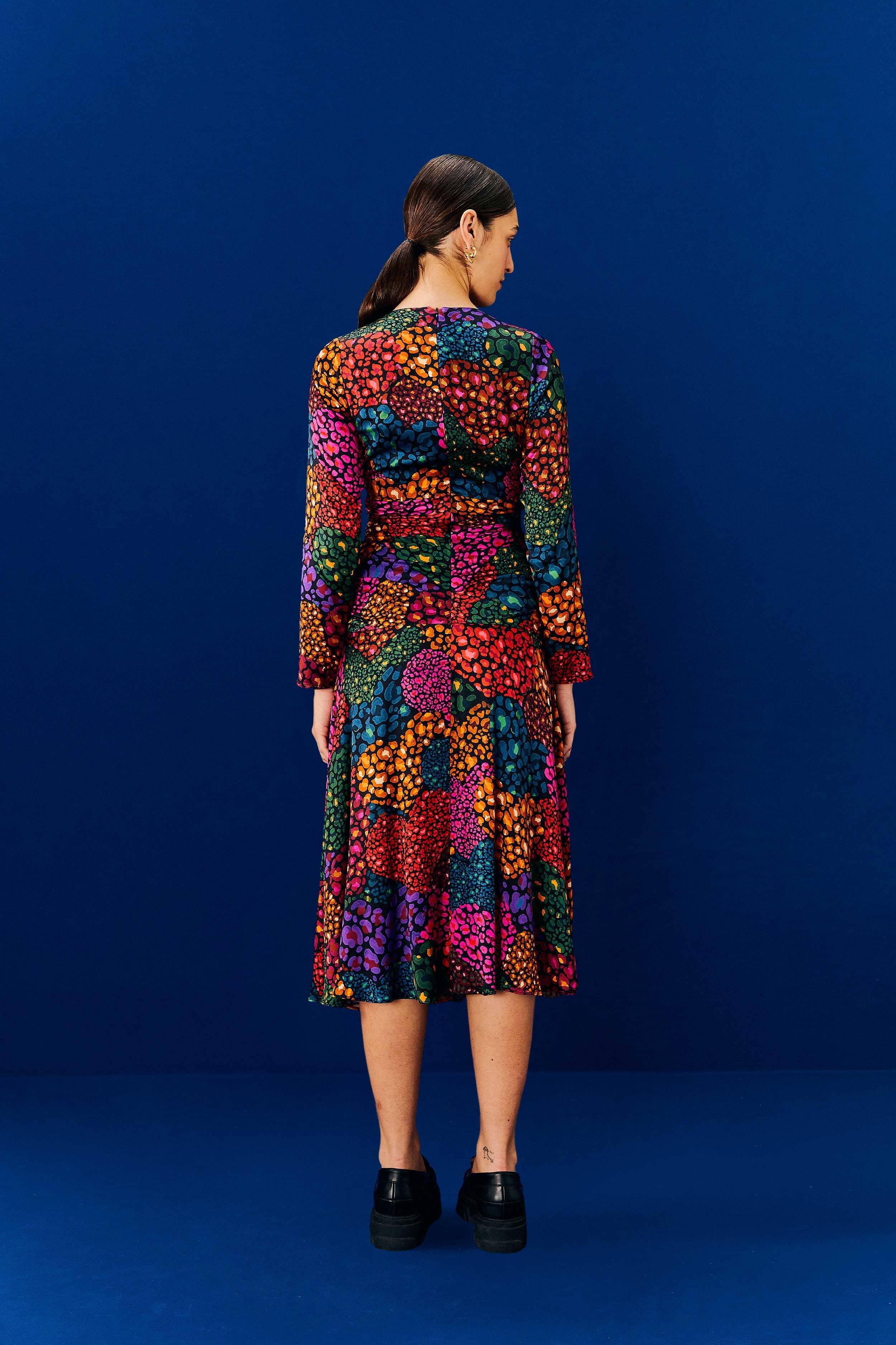 Rainbow Hearts Lenzing™ Ecovero™ Viscose Midi Dress Product Image