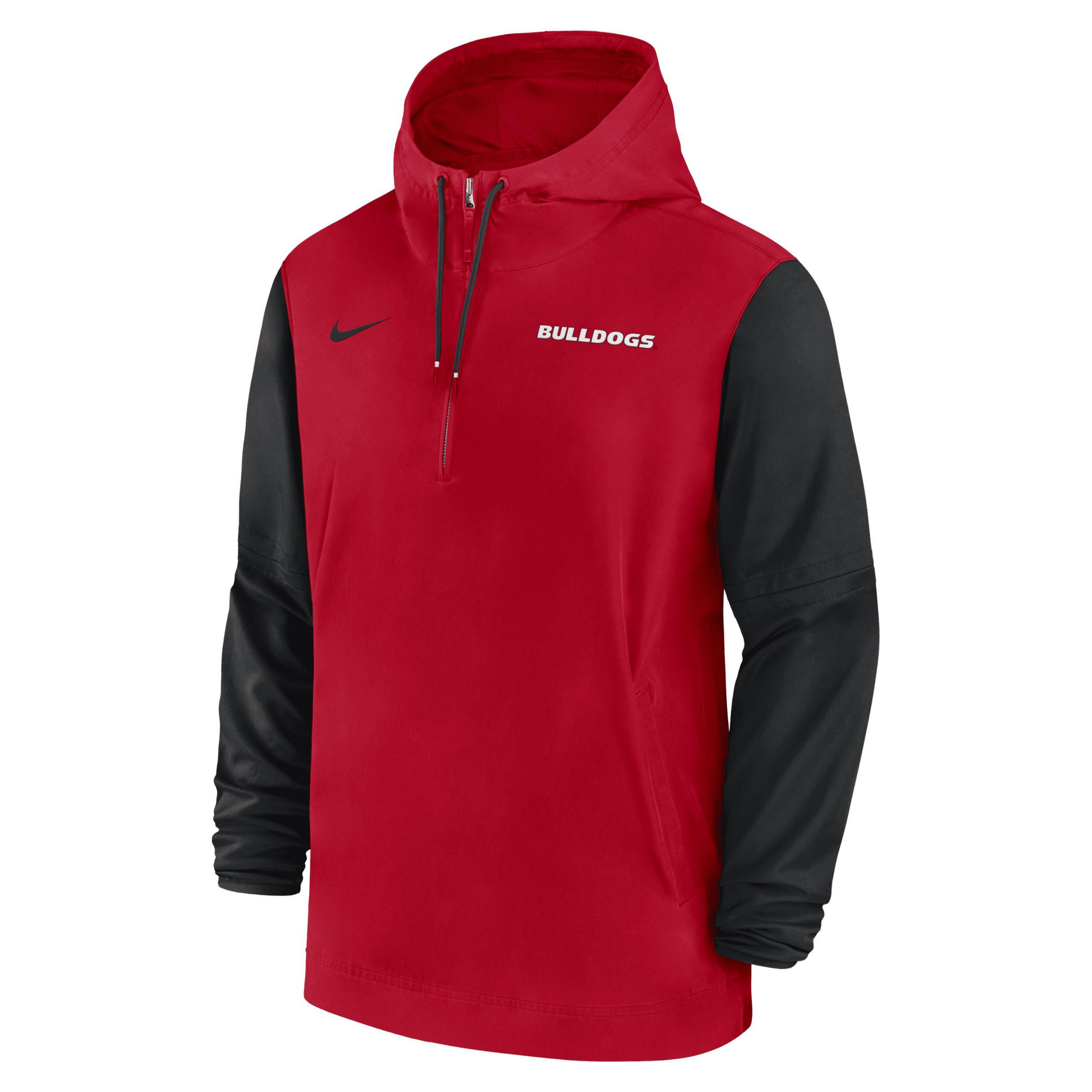 Washington Commanders Sideline Pre-Game Player Nike Men's NFL 1/2-Zip Hooded Jacket Product Image