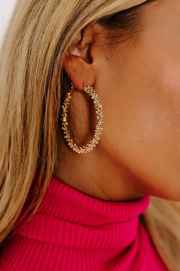 Full Of Glam Hoop Earrings Product Image