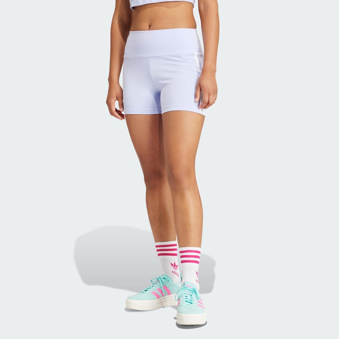 adidas Originals Womens adidas Originals 3 Stripe Booty Shorts - Womens Better Scarlet/White Product Image