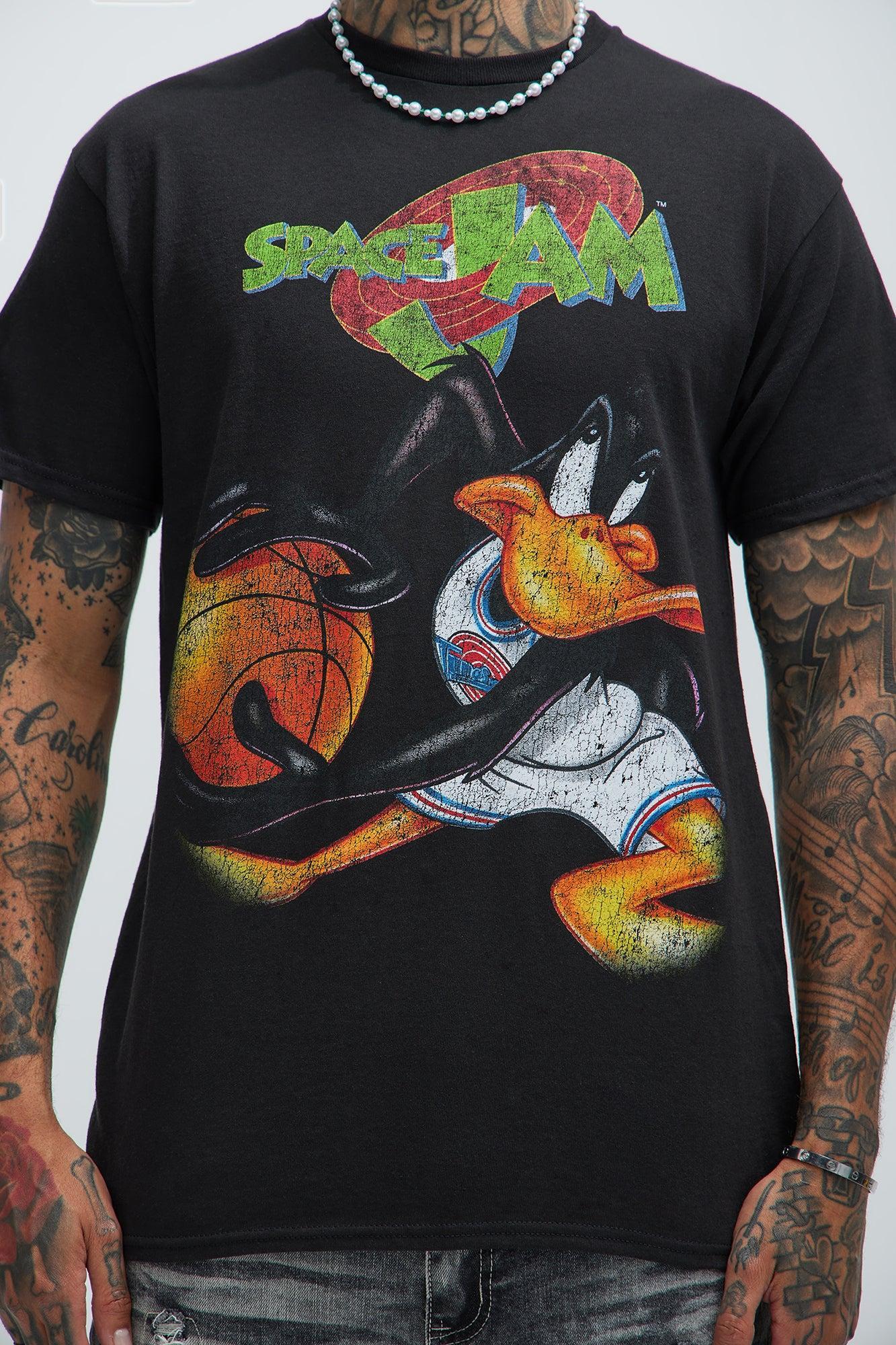 Space Jam Ballin Daffy Short Sleeve Tee - Black Product Image