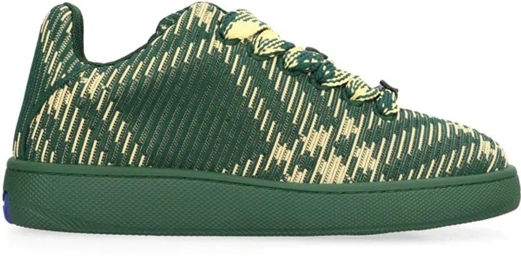 BURBERRY Men's Box Low-top Sneakers In Green Product Image