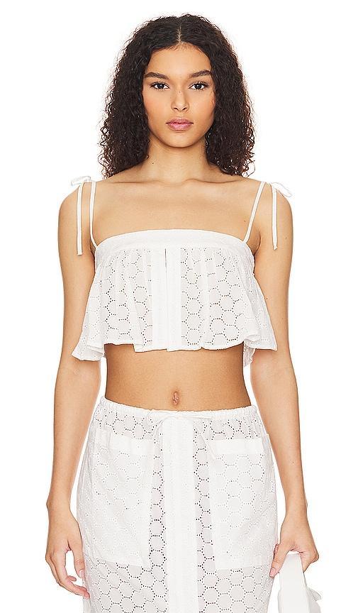 Lovers and Friends Fiona Top in White Product Image