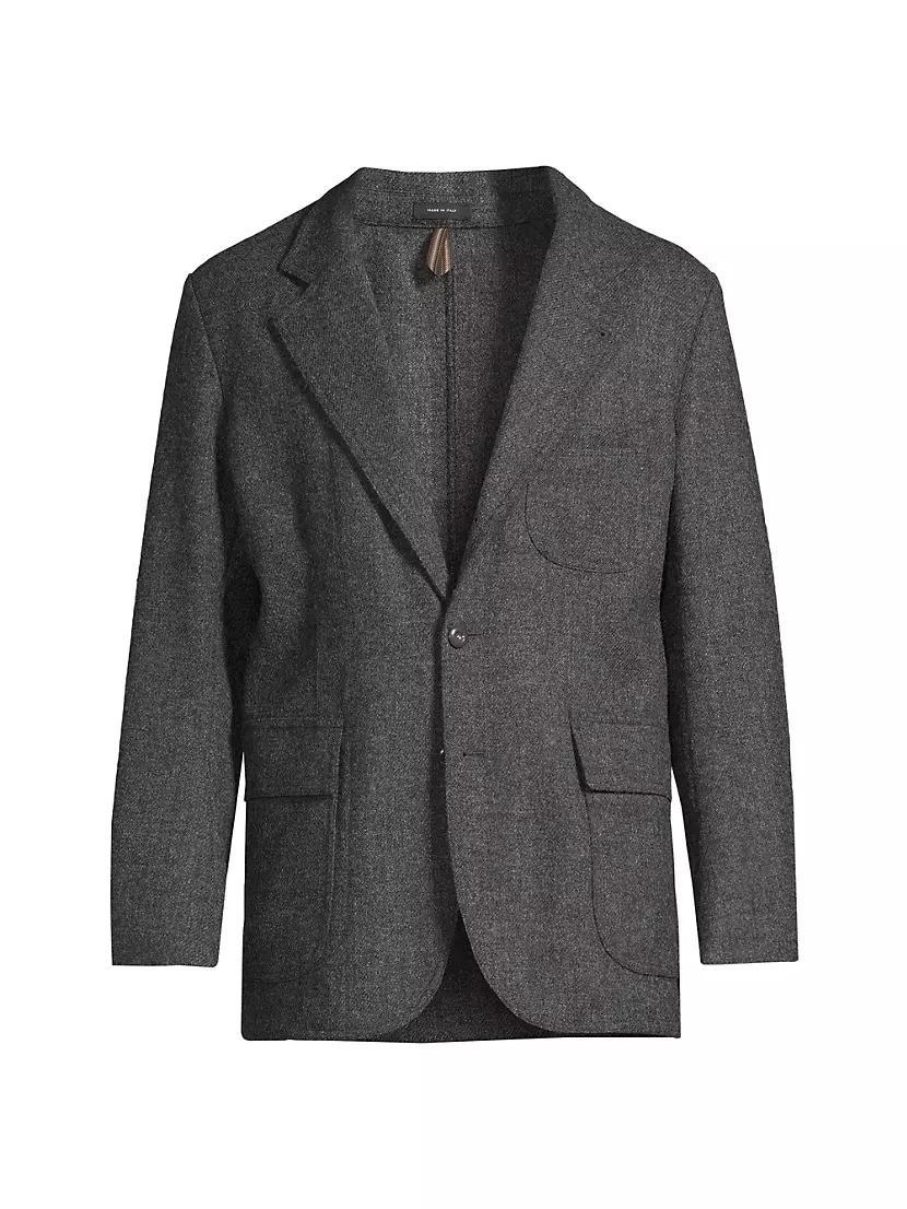 Tweed Fox Flannel Blazer Product Image