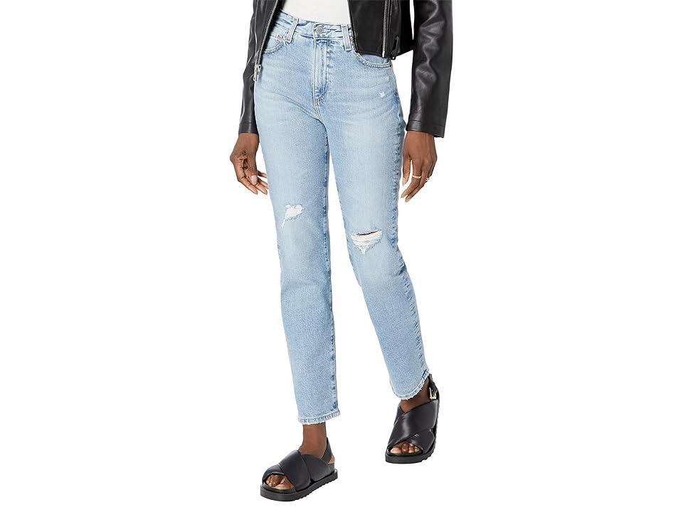 AG Jeans Saige High-Rise Straight in Apparition Destructed (Apparition Destructed) Women's Jeans product image