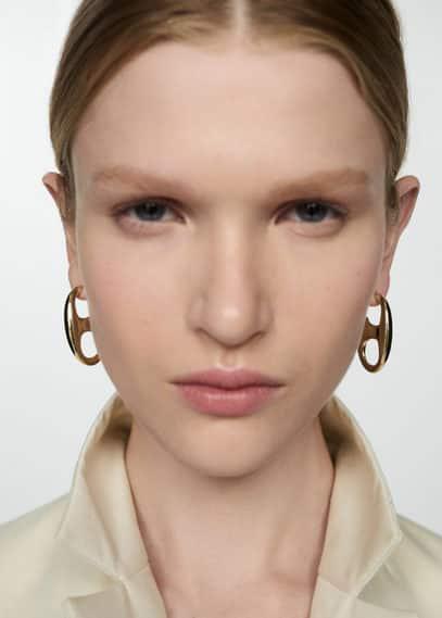 MANGO - Link earrings - One size - Women Product Image