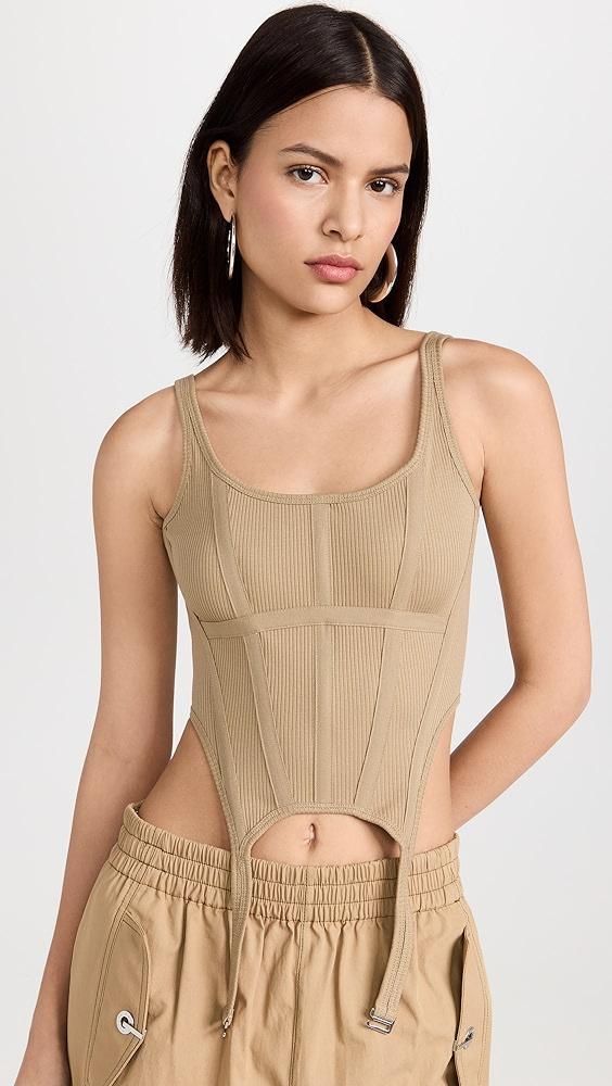 Dion Lee Combat Corset Tank | Shopbop product image