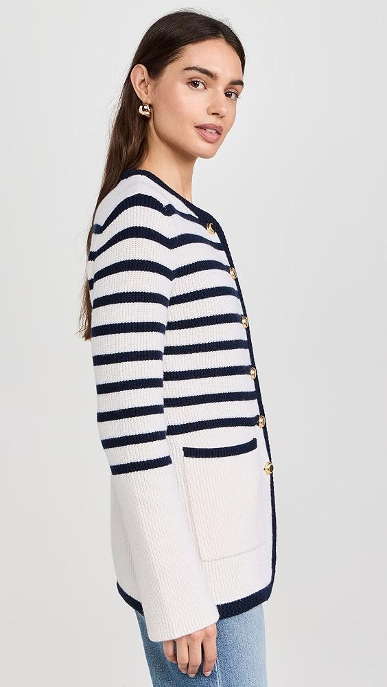 rag & bone Nancy Long Stripe Cardigan | Shopbop Product Image