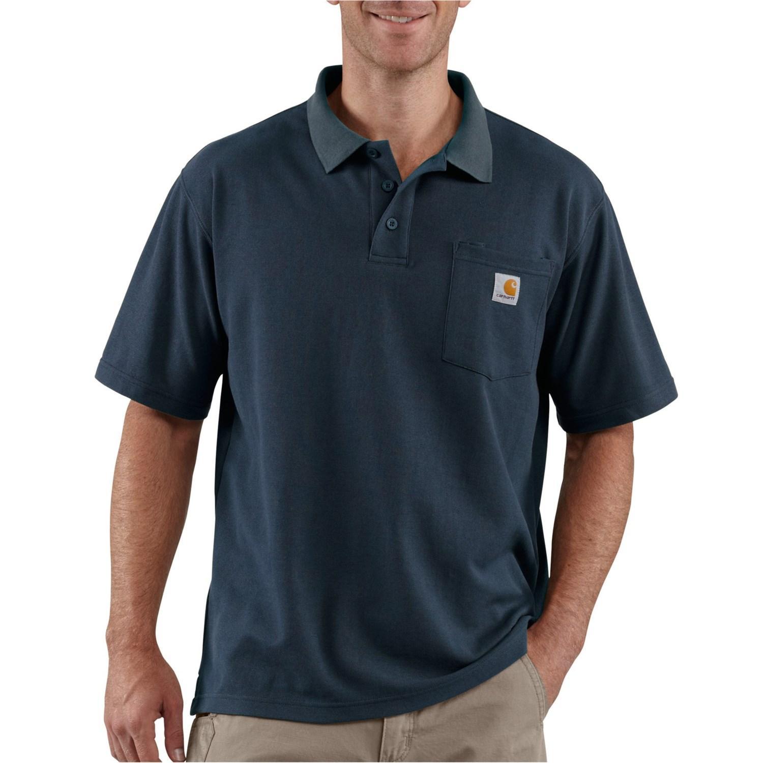 Carhartt K570 Loose Fit Midweight Pocket Polo Shirt - Short Sleeve Product Image