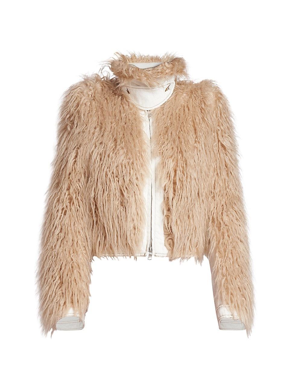 Womens Vangel Faux-Fur Jacket product image