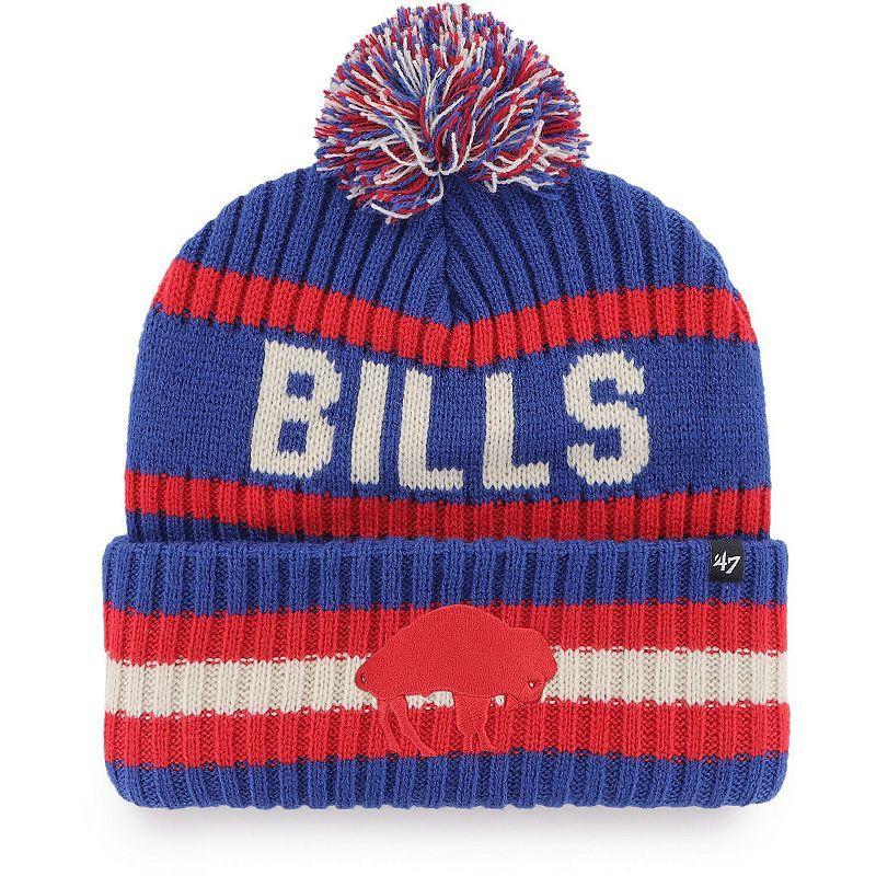 Mens 47 Royal Buffalo Bills Legacy Bering Cuffed Knit Hat with Pom Product Image