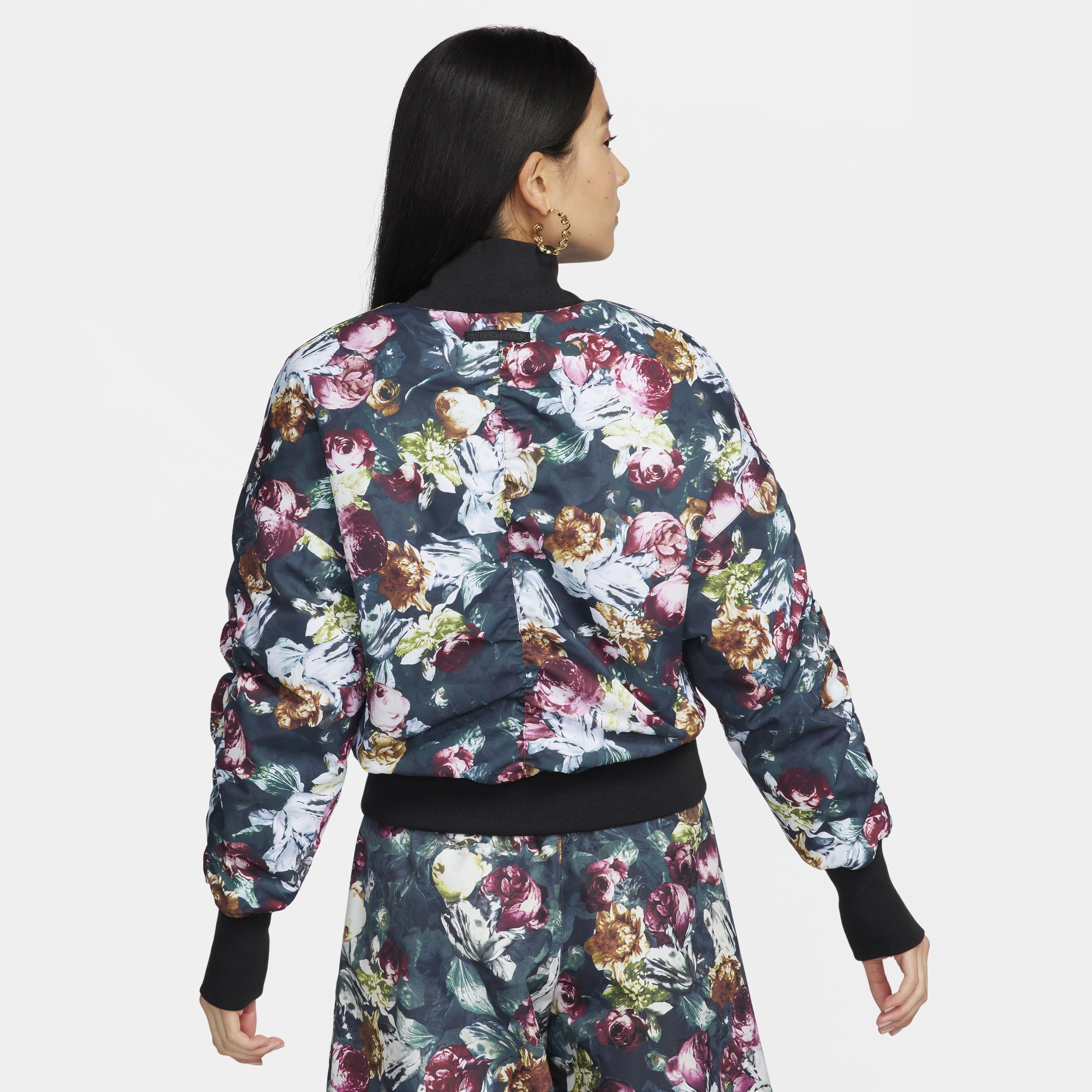 Women's Nike Sportswear Tech Pack Therma-FIT Oversized Reversible Floral Bomber Jacket Product Image