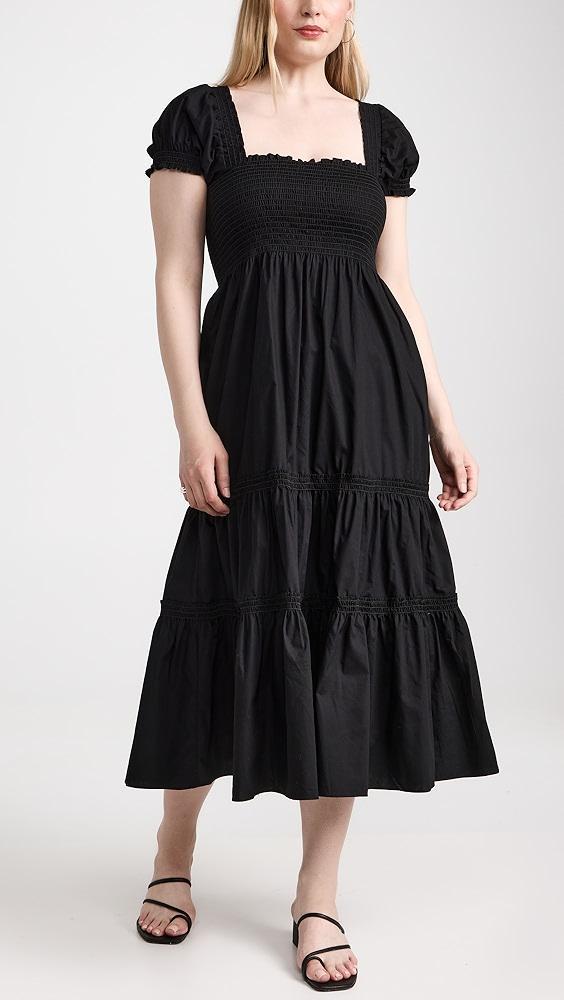 o.p.t Square Neck Smocked Maxi Dress | Shopbop Product Image