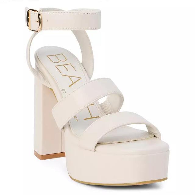 Beach by Matisse Savage Womens Platform Heels Ivory Product Image