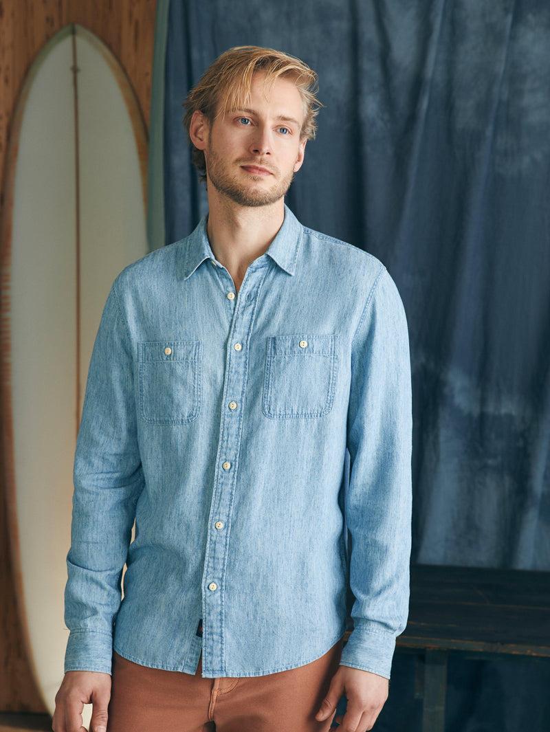 Tried & True Chambray Workshirt - Vintage Indigo Product Image