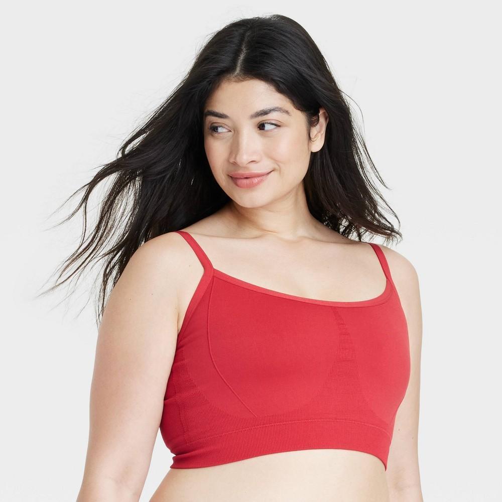 Womens Seamless Bralette - Colsie Brilliant Red XXL Product Image