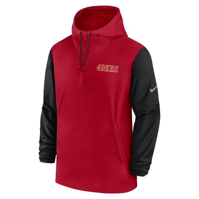 Washington Commanders Sideline Pre-Game Player Nike Men's NFL 1/2-Zip Hooded Jacket Product Image