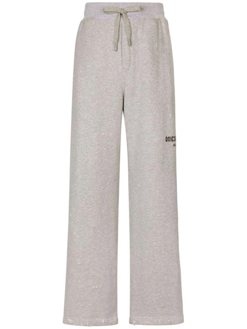 Logo Print Track Pants In Dark Grey Product Image