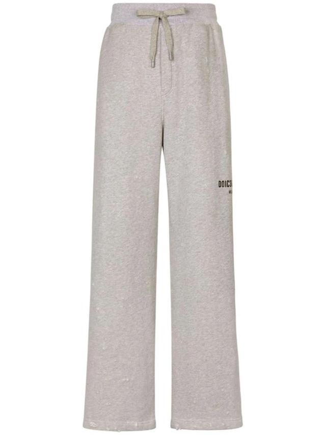 Logo Print Track Pants In Dark Grey Product Image