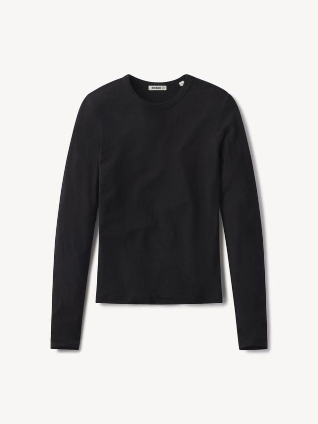 Black Cloud Jersey L/S Slim Crew Product Image